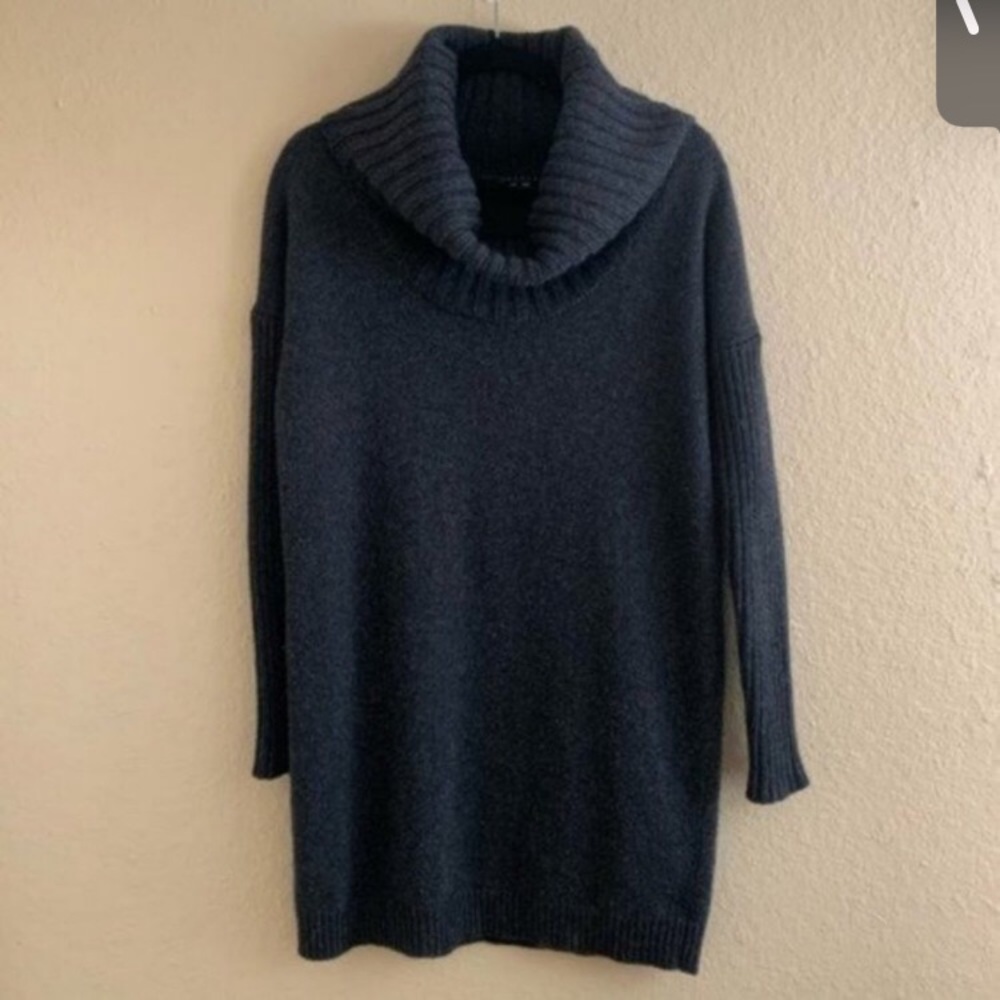 THEORY Alonso Wool Cashmere Cowl Neck Sweater S